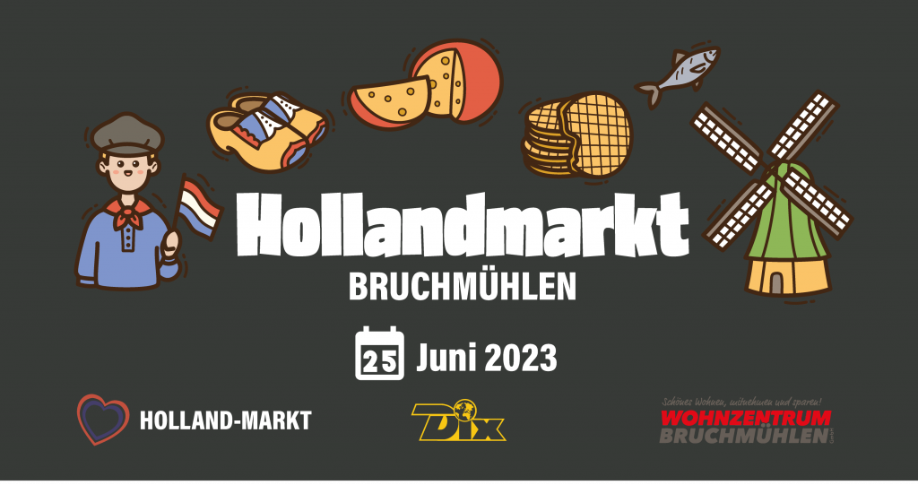 Hollandmarkt am 25. Juni 2023 in Rödinghausen-Bruchmühlen. Die Firma DIX GmbH freut sich auf Ihren Besuch!